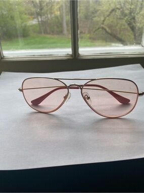 Caddis “Mabuhay”Pink Tinted Aviator 1.0 Readers with Gold Frame